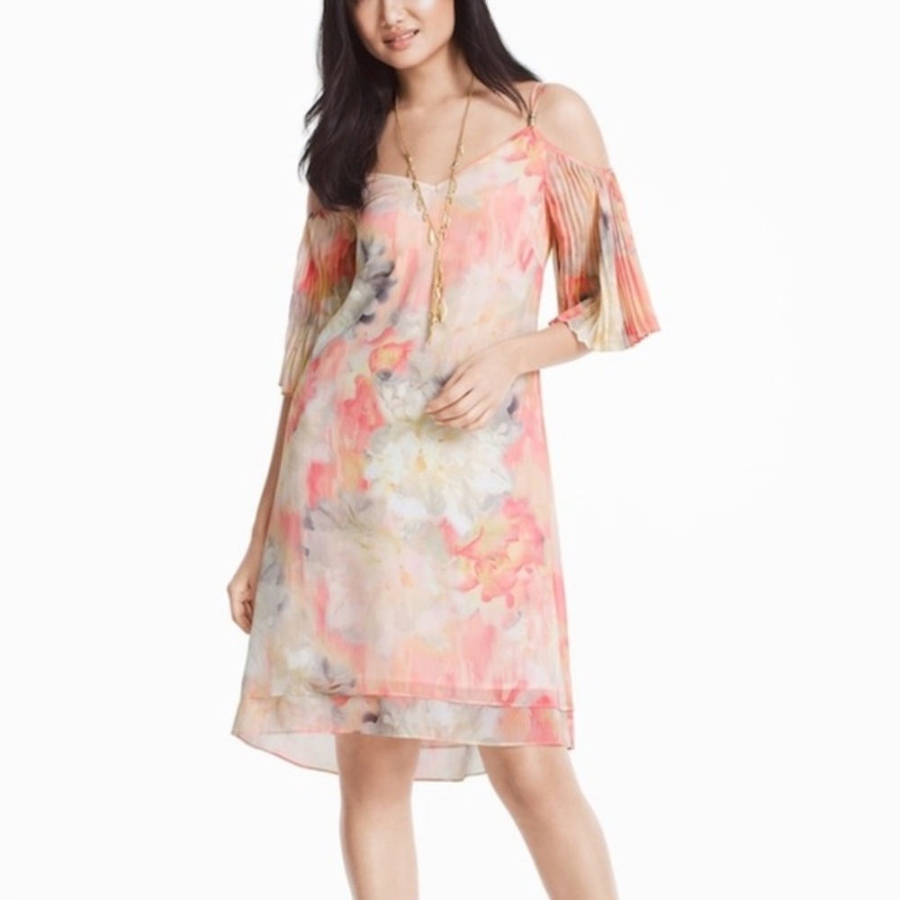 White House Black Market Cold Shoulder dress NWT